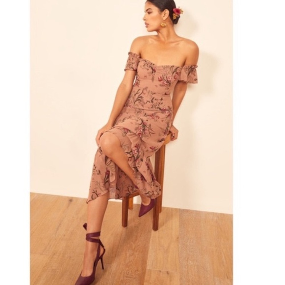 Reformation Butterfly Dress in Cecilie